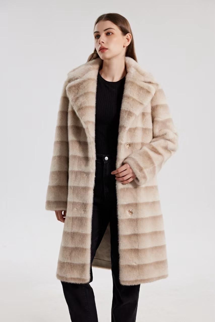 Vegan pels síður beige