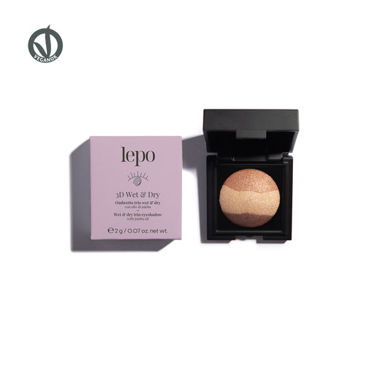 Augnskuggar Trio Lepo - 3D Wet & Dry Wet