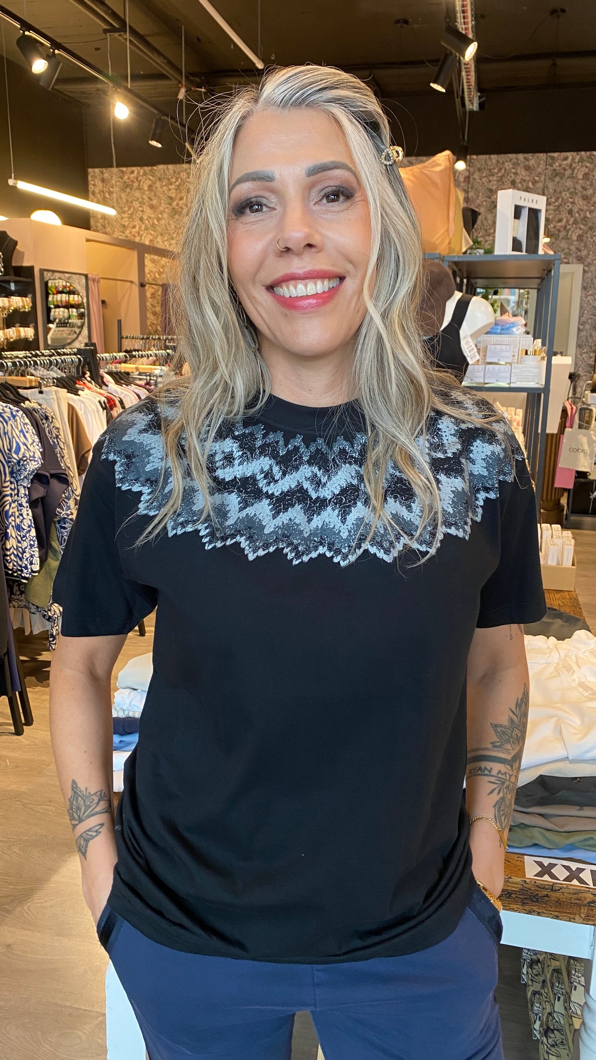 Auntsdesign Unisex stuttuerma lopapeysu munstur