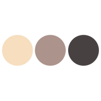 NoName Cosmetics Augnskuggapallettur með þremur augnskuggum