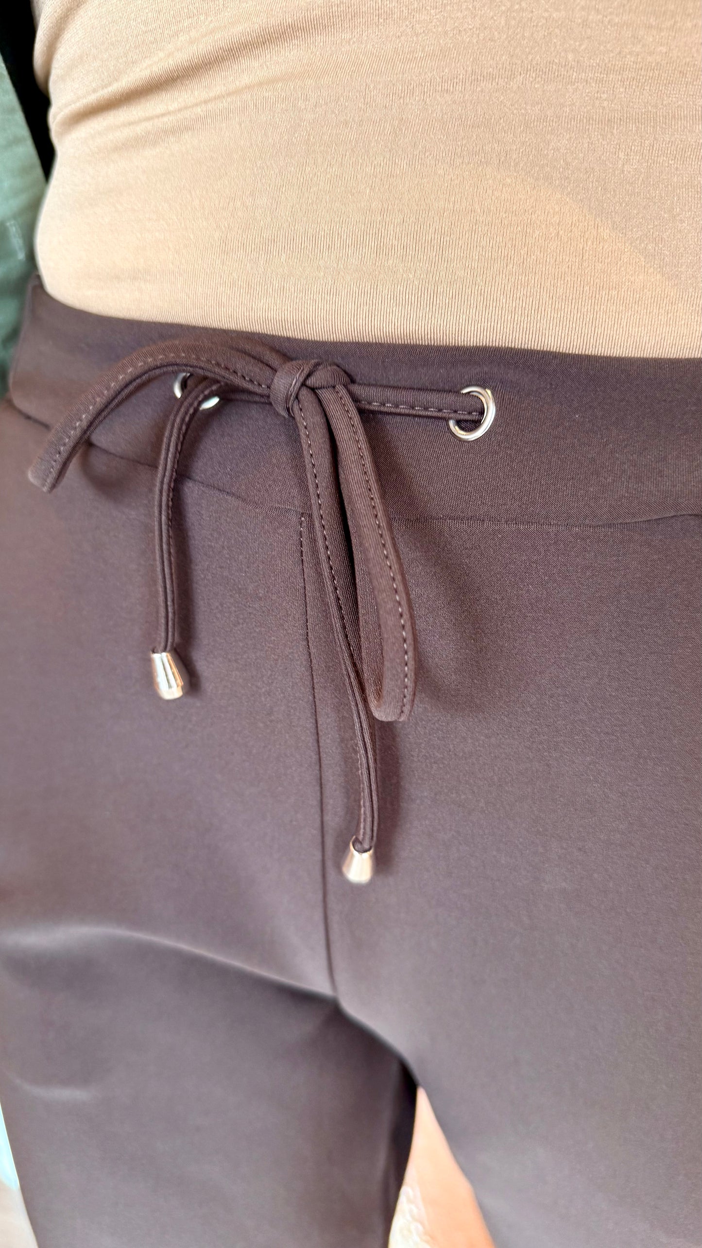 Henne Zip pants teygjubuxur