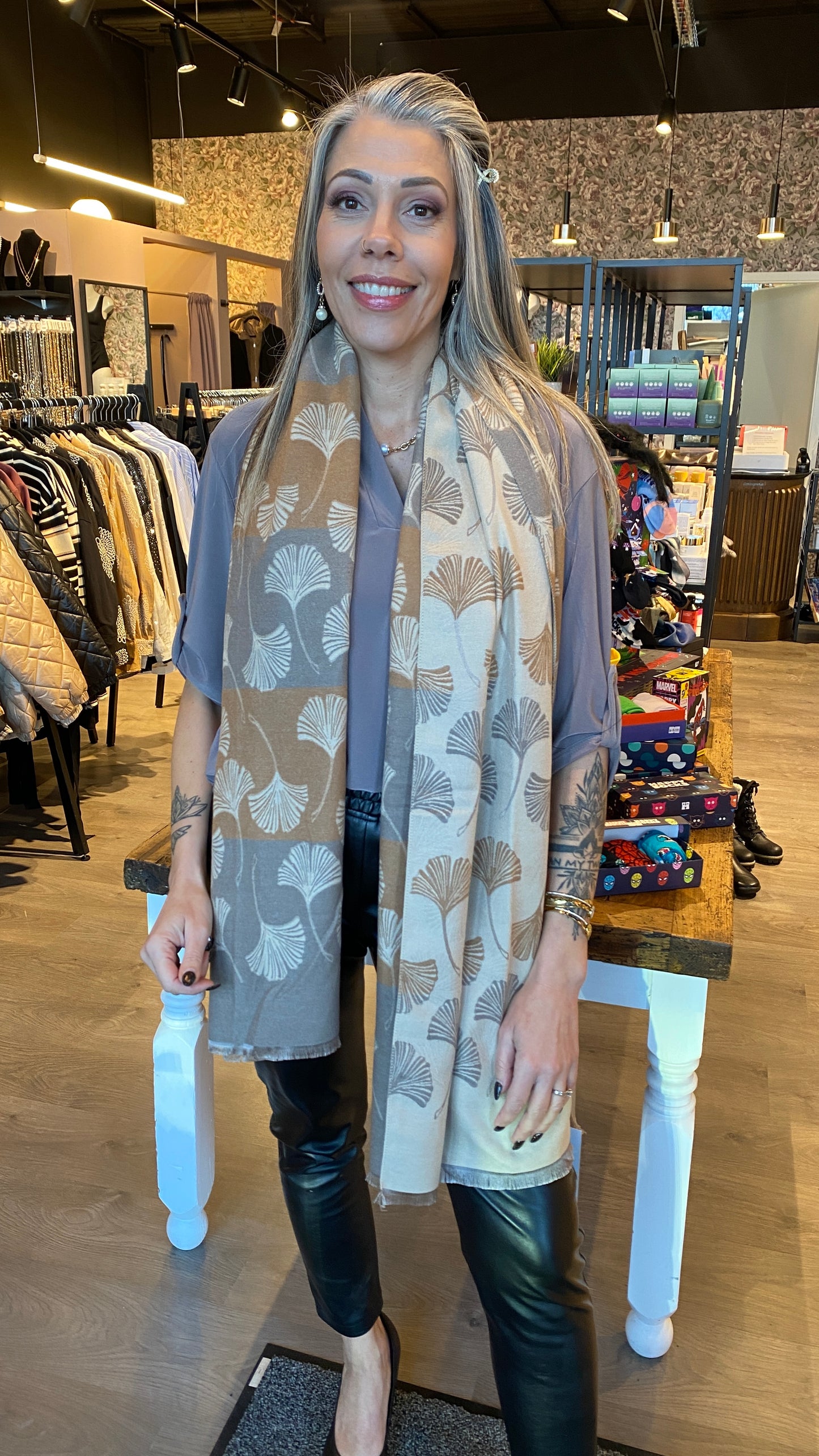 Viscose slæða/trefill