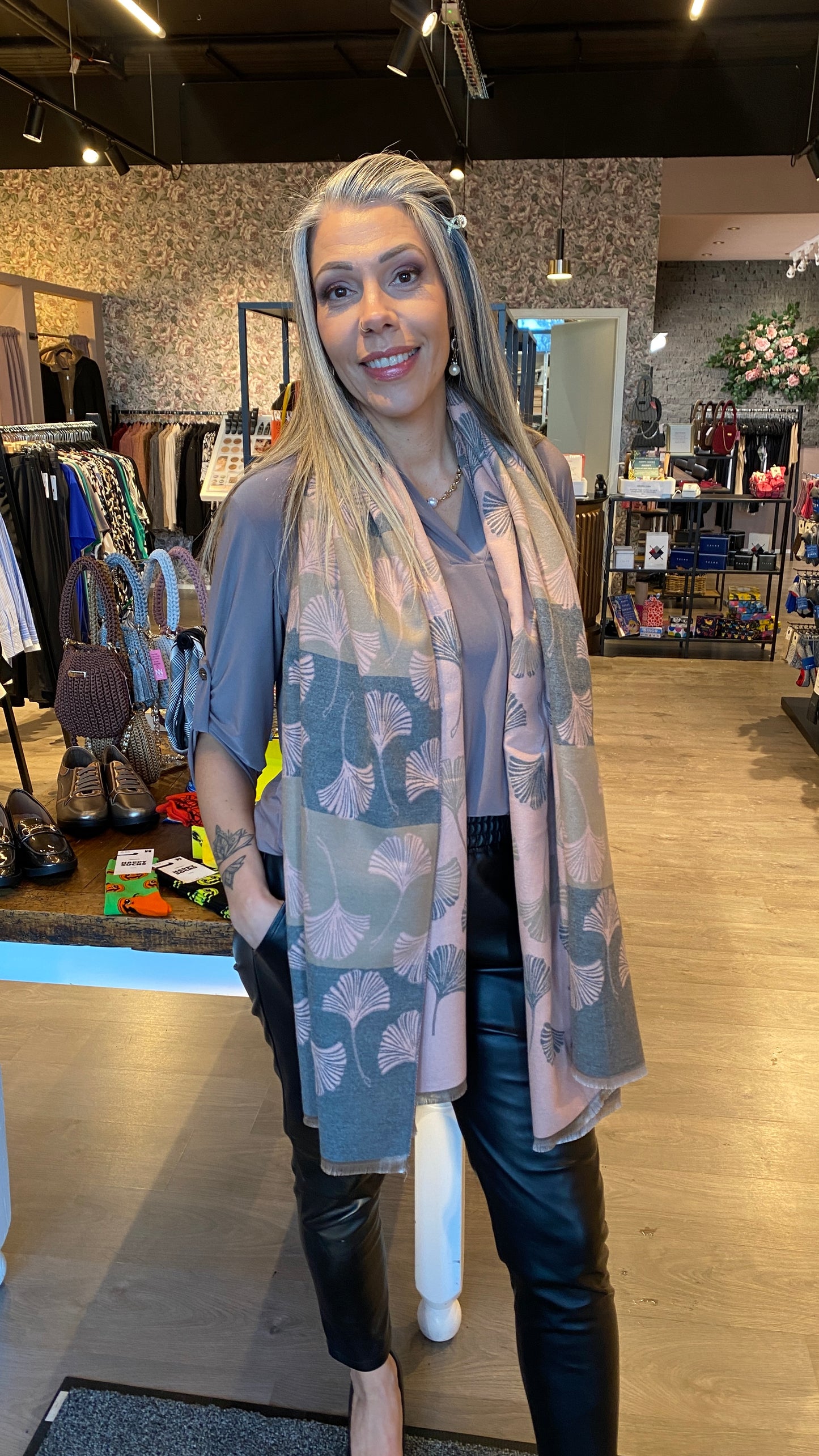 Viscose slæða/trefill