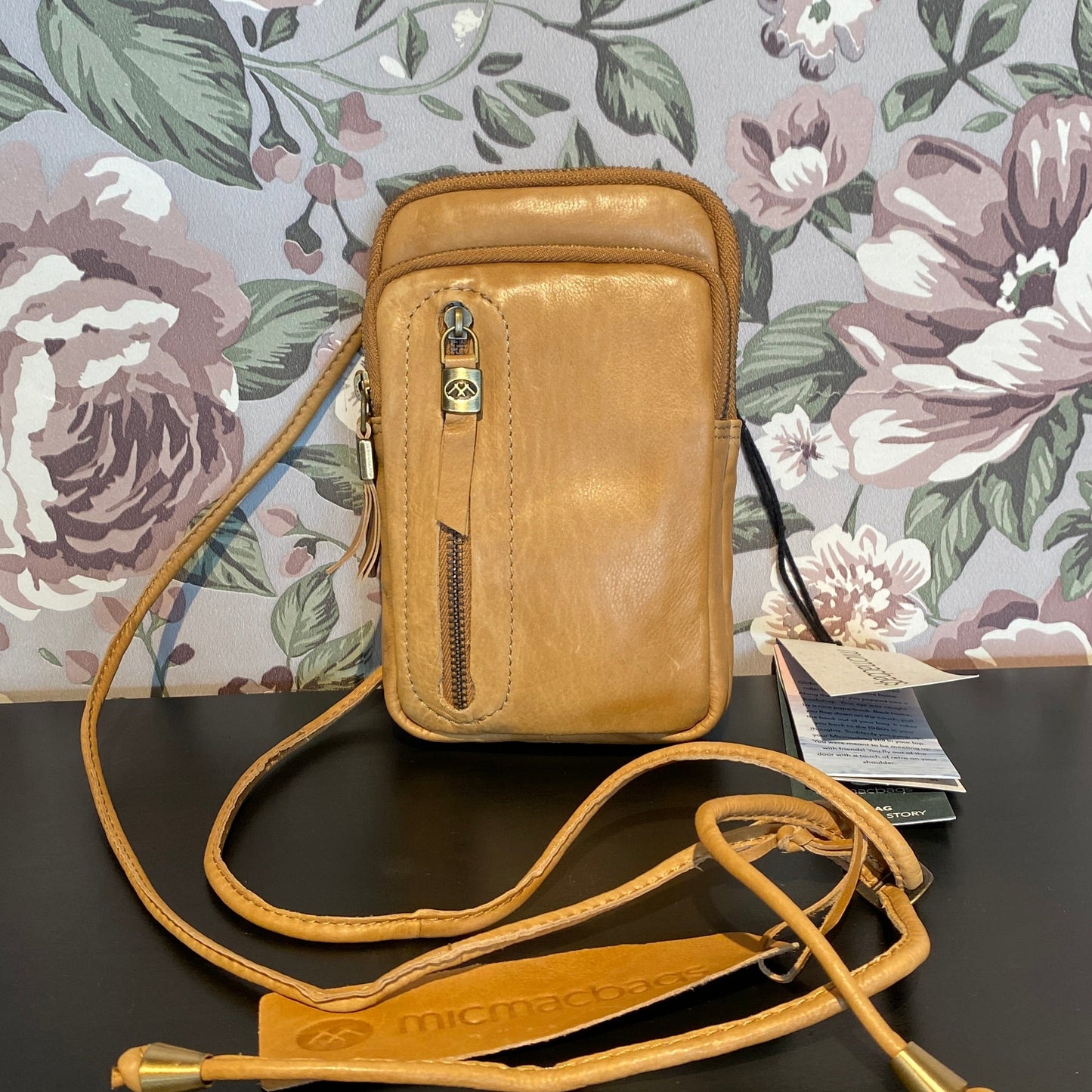 Leður taska lítil frá - Micmacbags