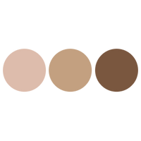 NoName Cosmetics Augnskuggapallettur með þremur augnskuggum