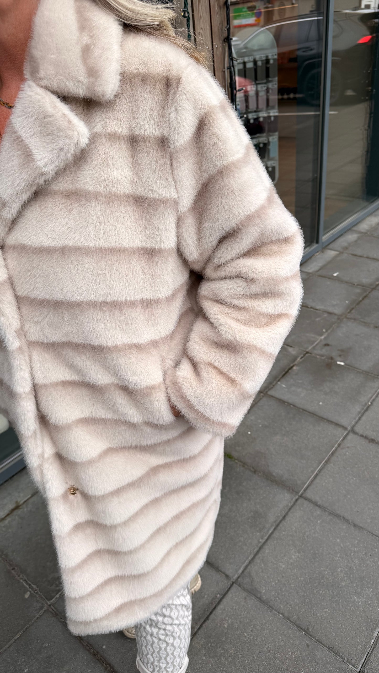 Vegan pels síður beige