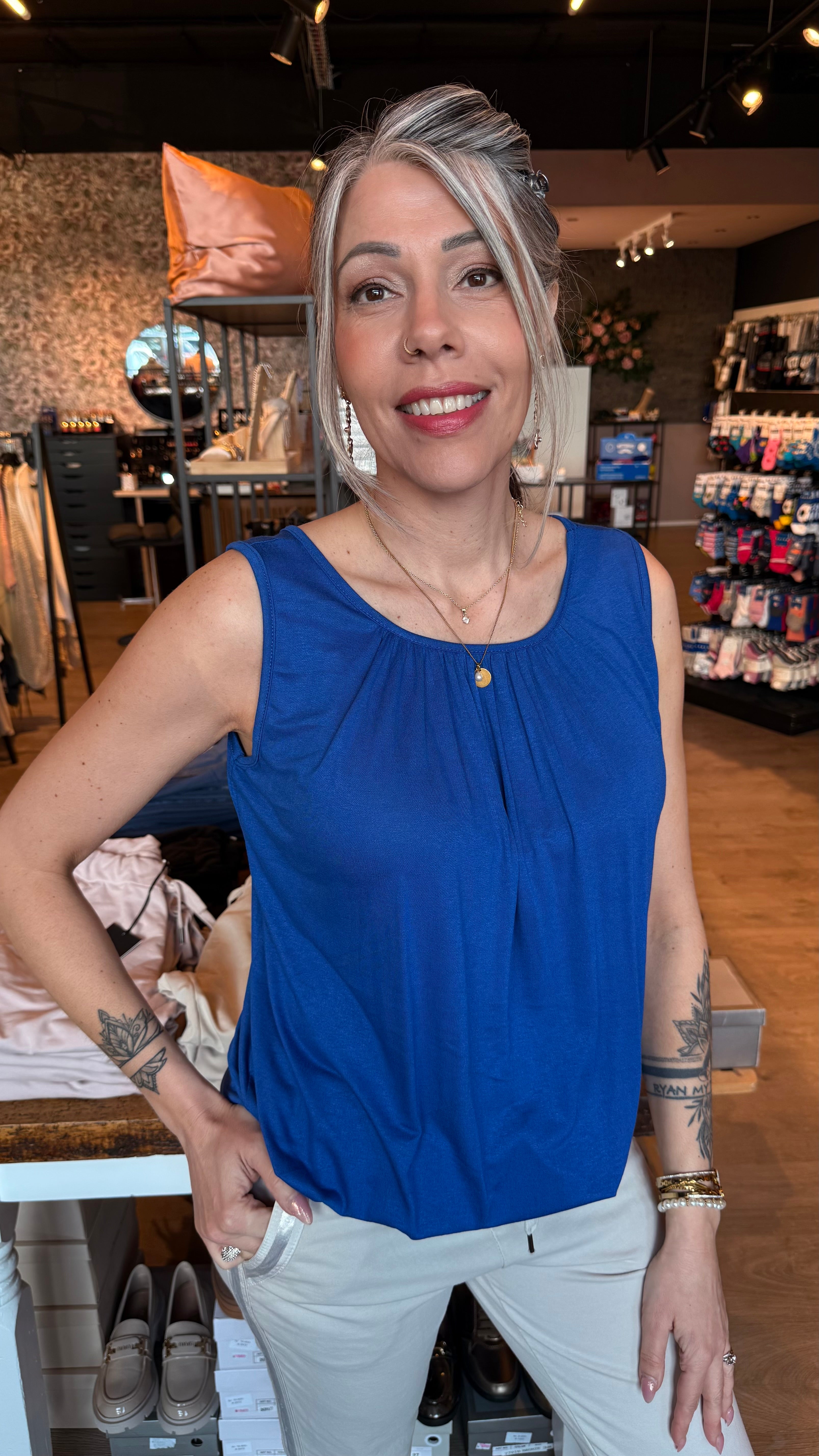 Hlýra bolur með teygju að neðan