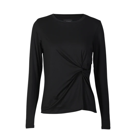 Svartur bolur frá Liberté með twist á hlið