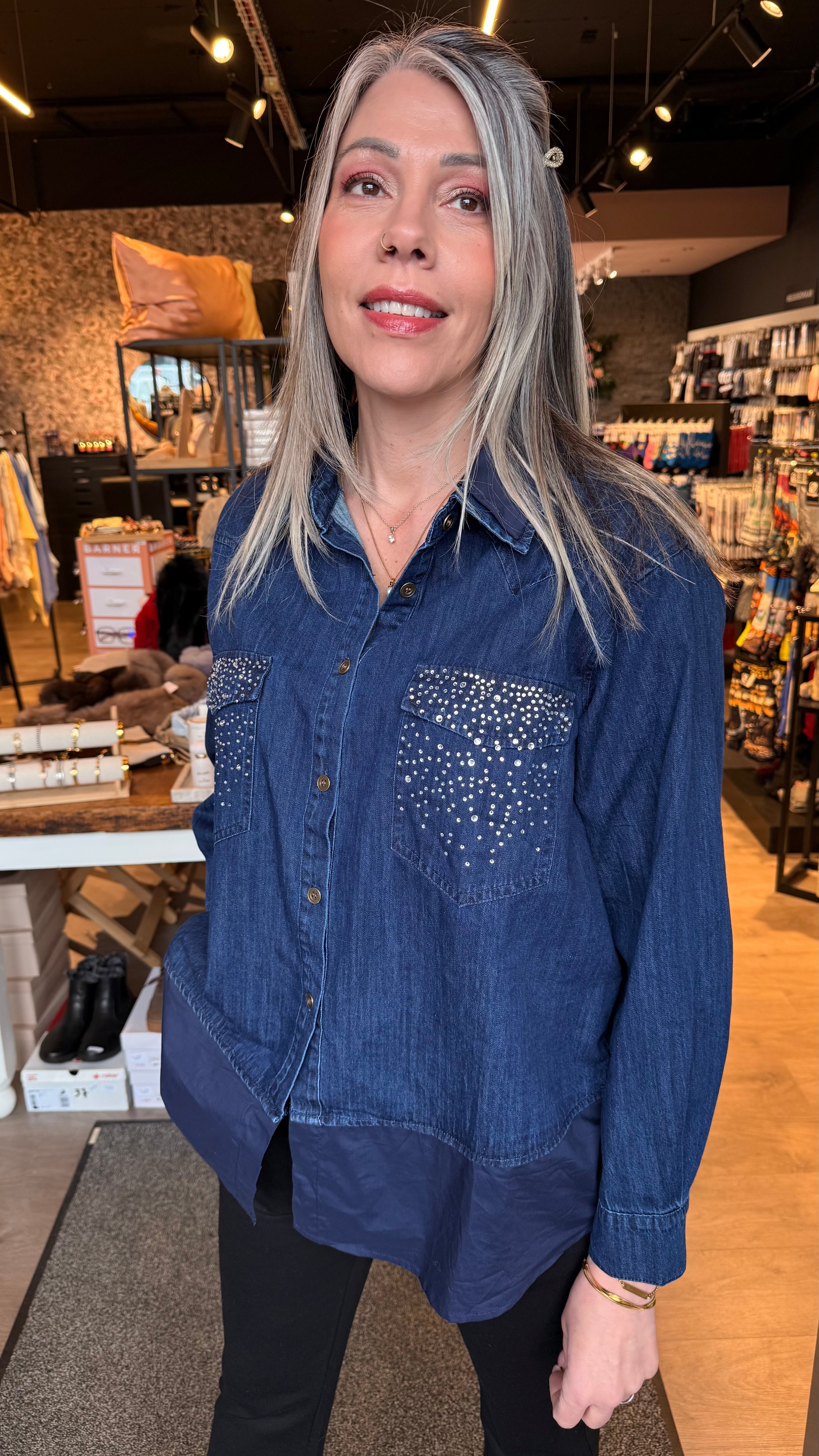 Gallaskyrta m/semalíusteinum