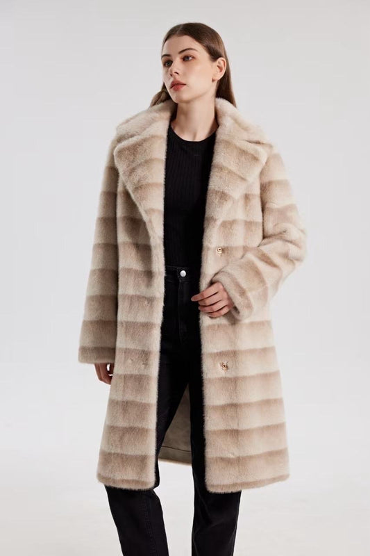 Vegan pels síður beige