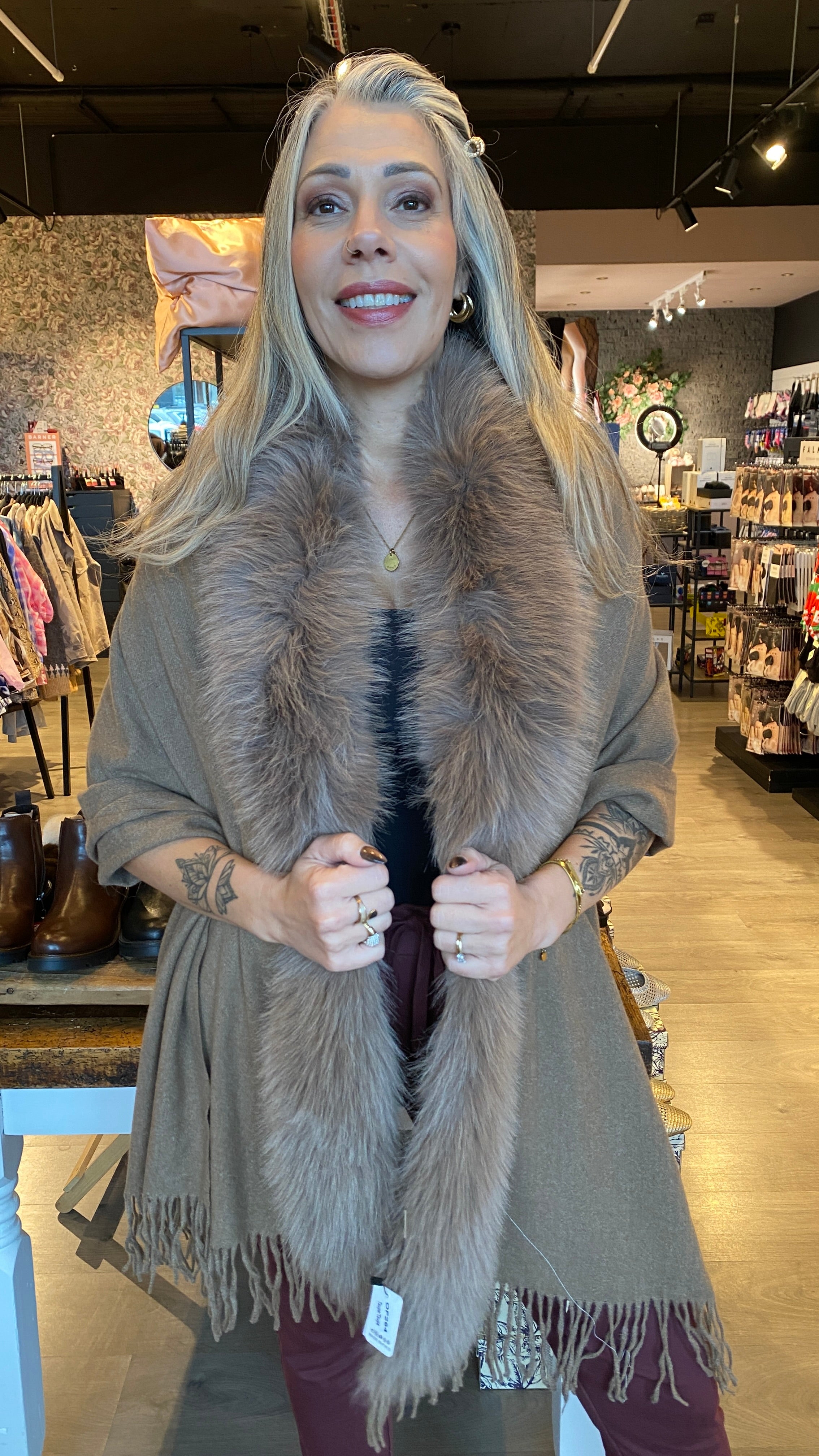Slá með loði