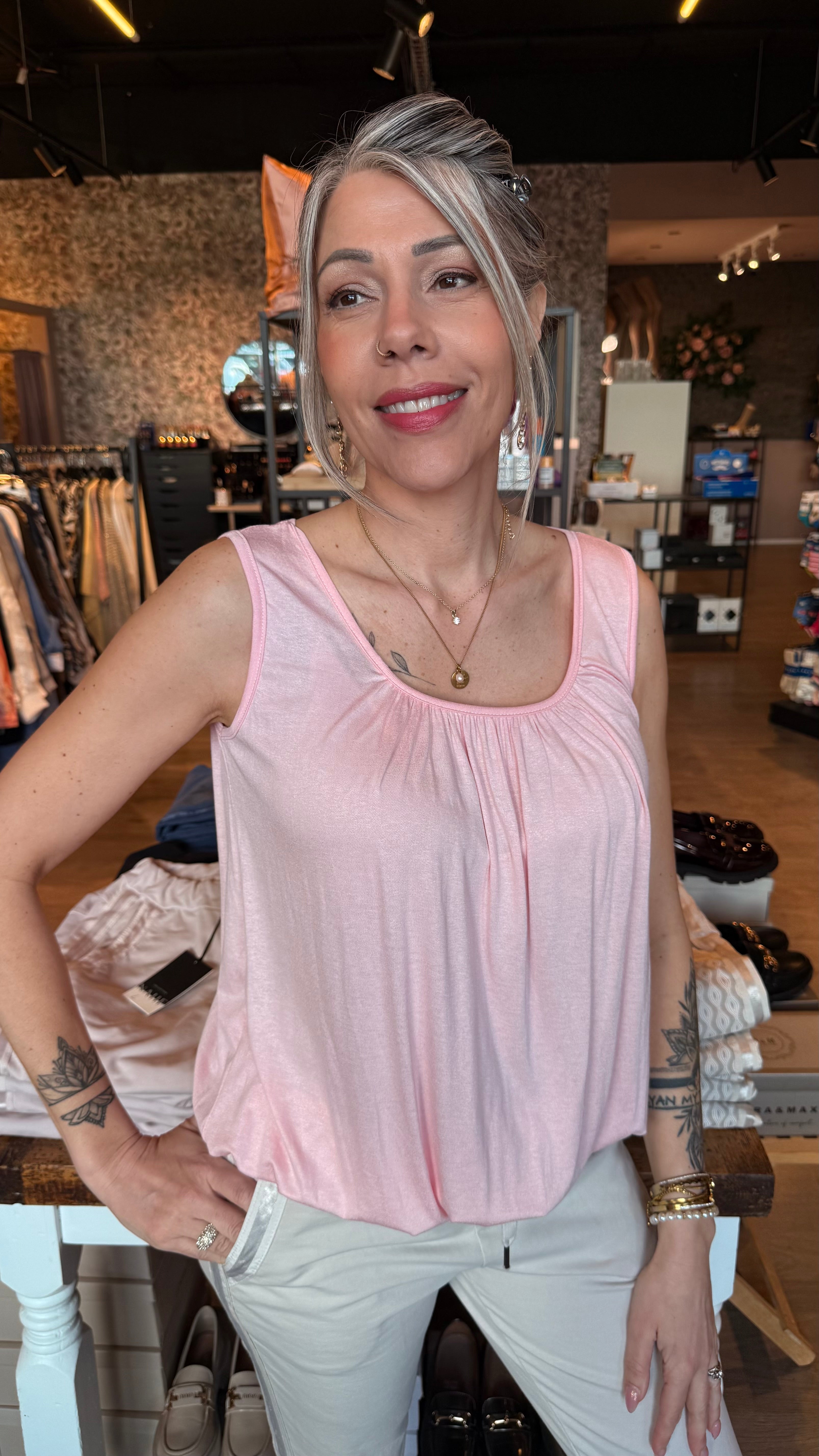 Hlýra bolur með teygju að neðan