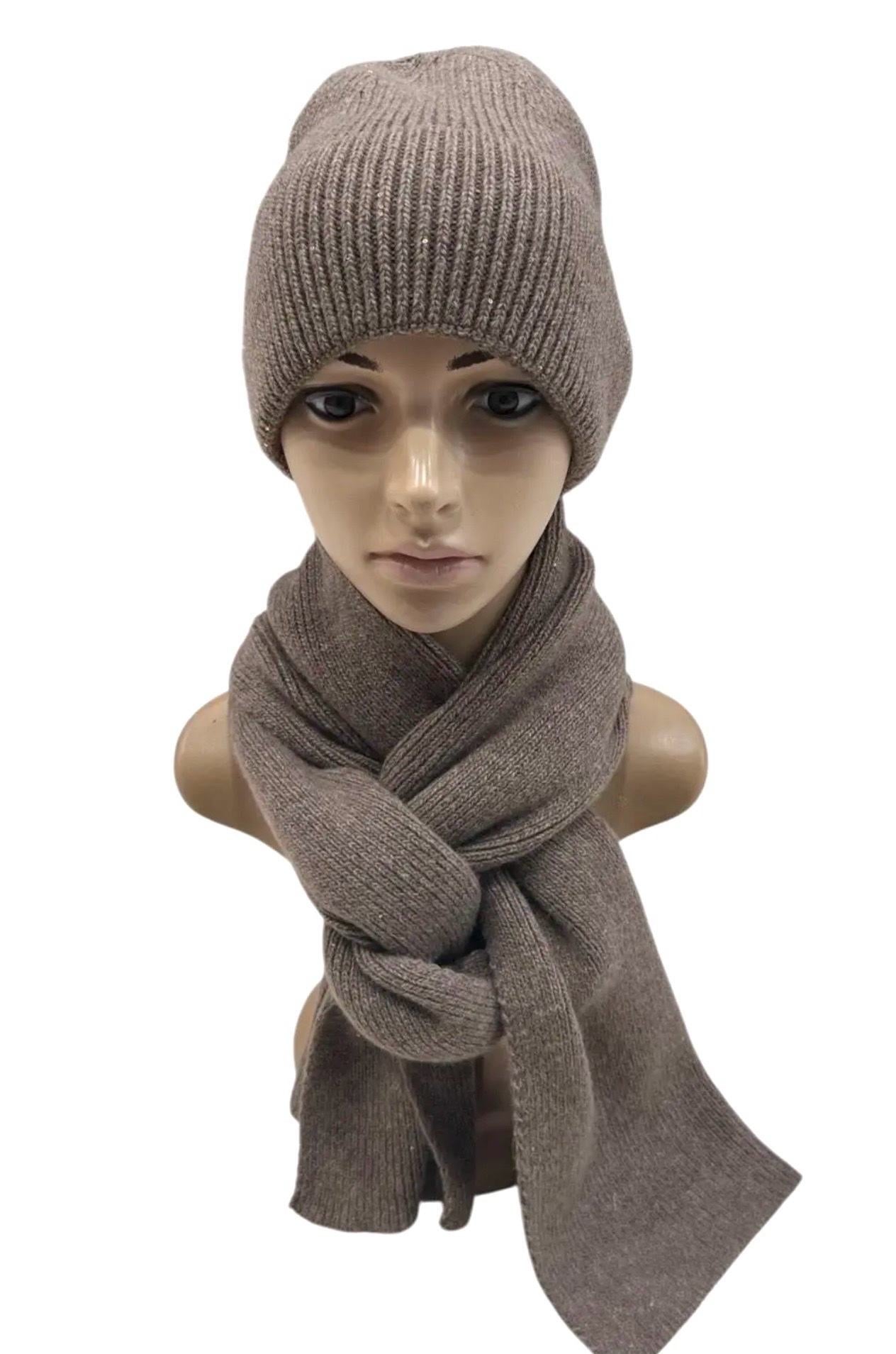 Gjafasett trefill og húfa