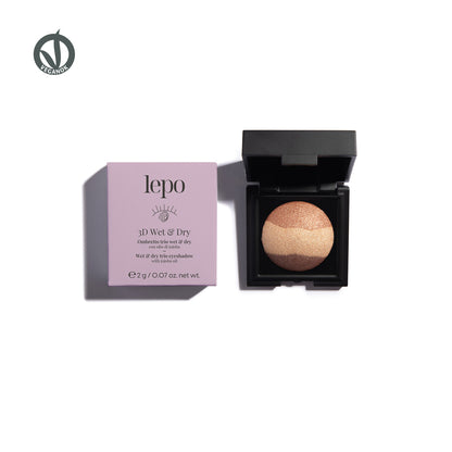 Augnskuggar Trio Lepo - 3D Wet & Dry Wet