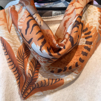 Merino ullar klútur - Bengal Tiger