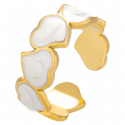 Hjarta hringur - JRJ Skart