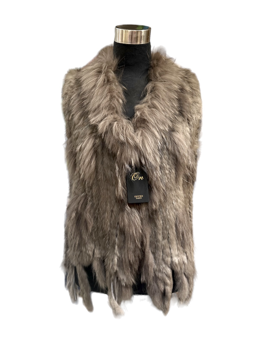 Vesti úr ekta kanínuskinni