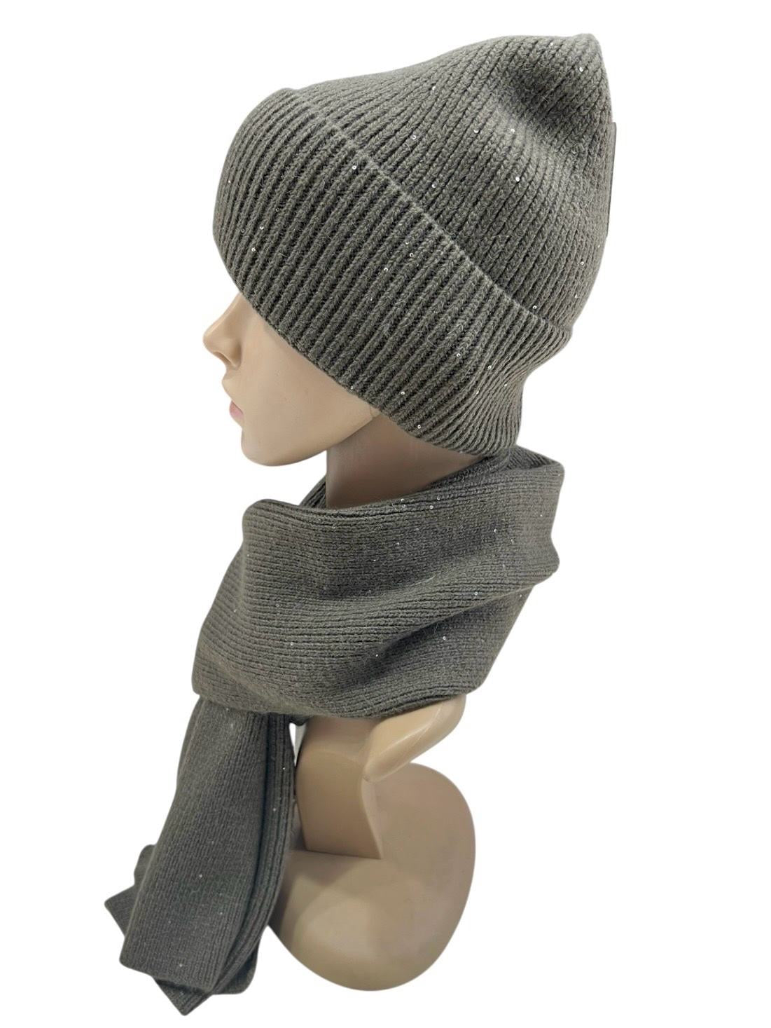 Gjafasett trefill og húfa