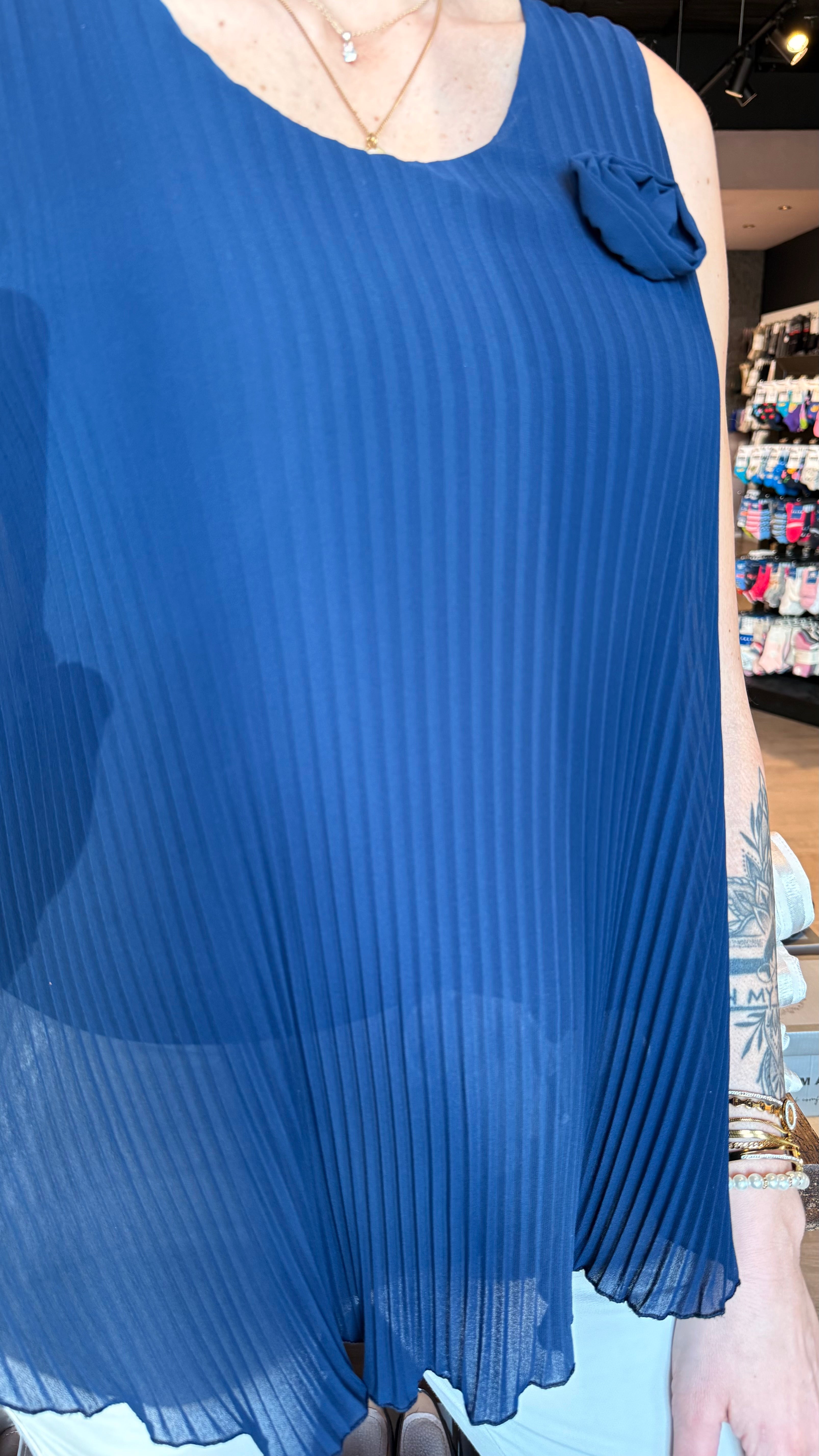 Pllíseraður hlýrabolur