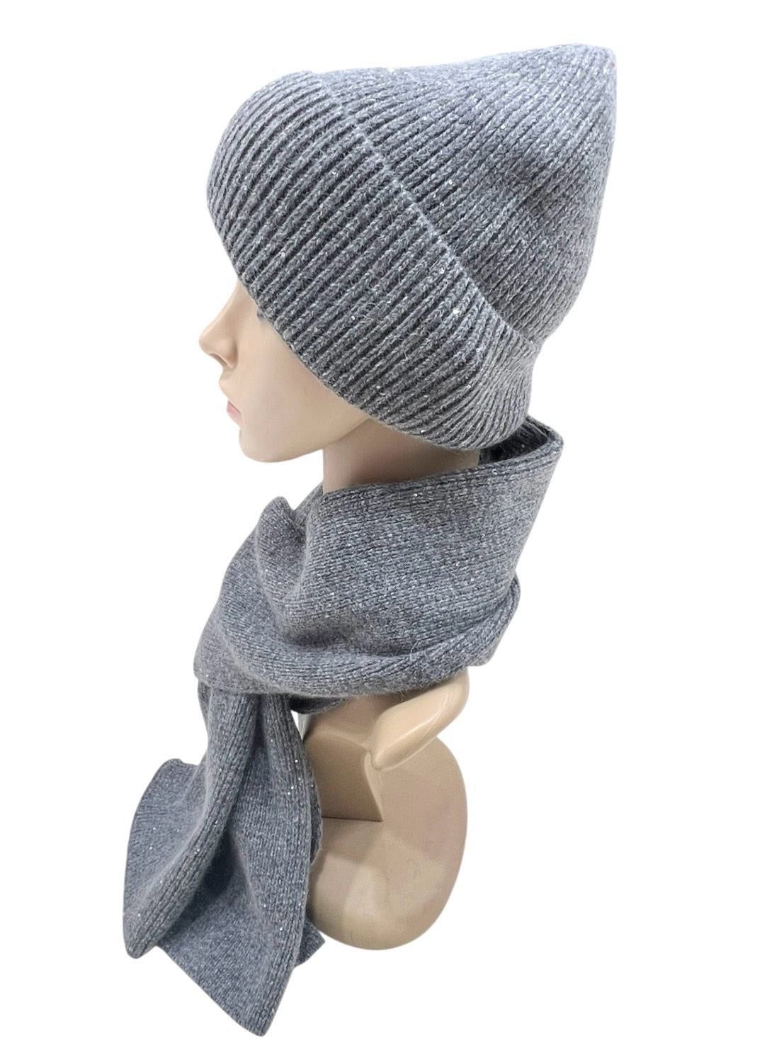 Gjafasett trefill og húfa