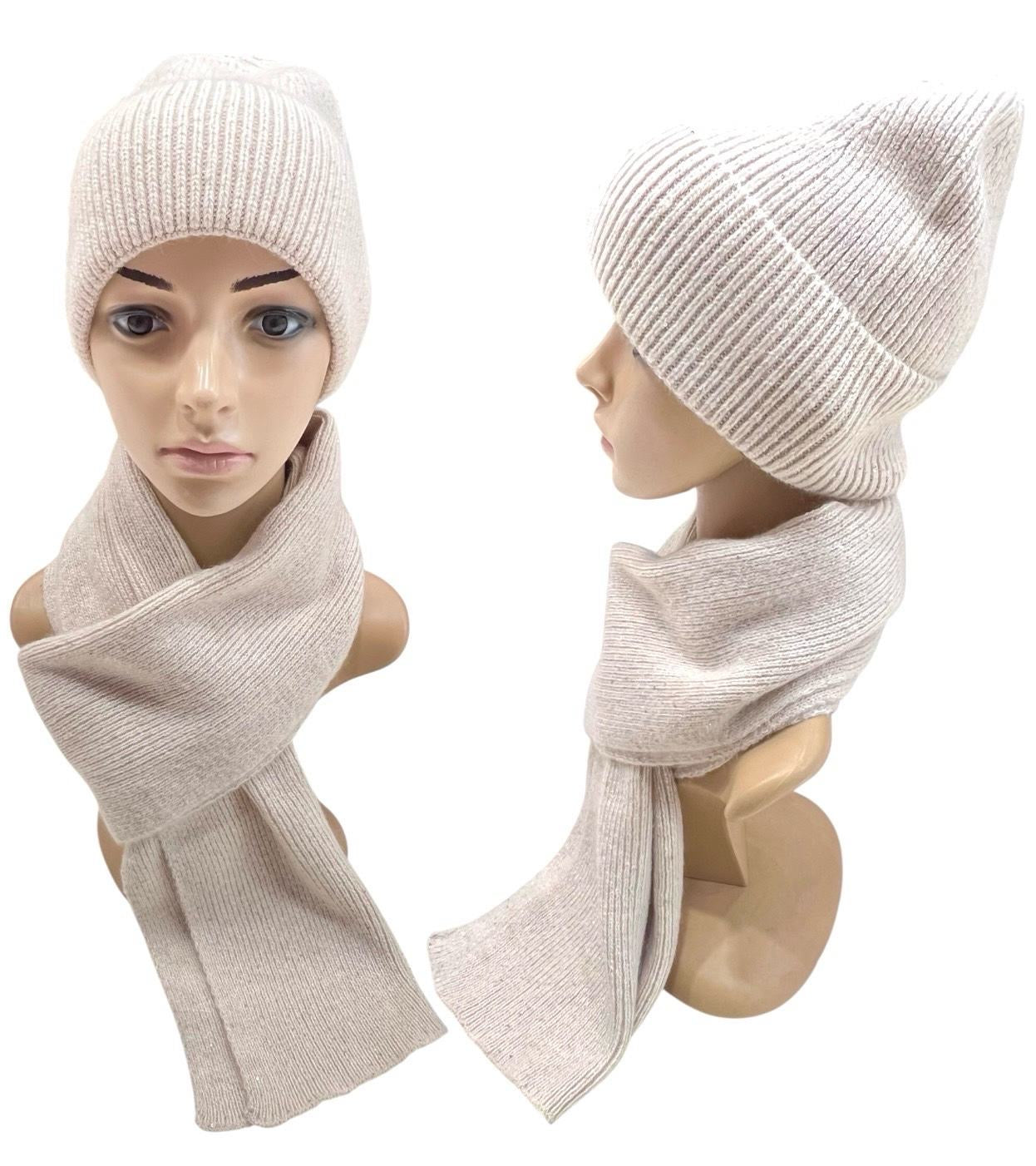 Gjafasett trefill og húfa