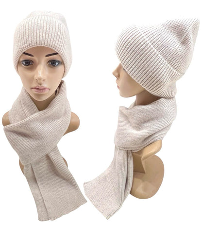 Gjafasett trefill og húfa