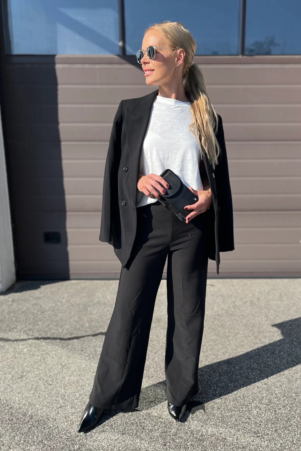 Henne Wide Pants buxur frá Liberté