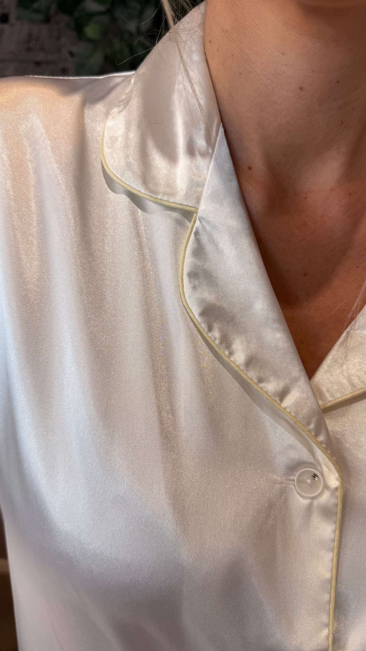 Satin náttföt einlit