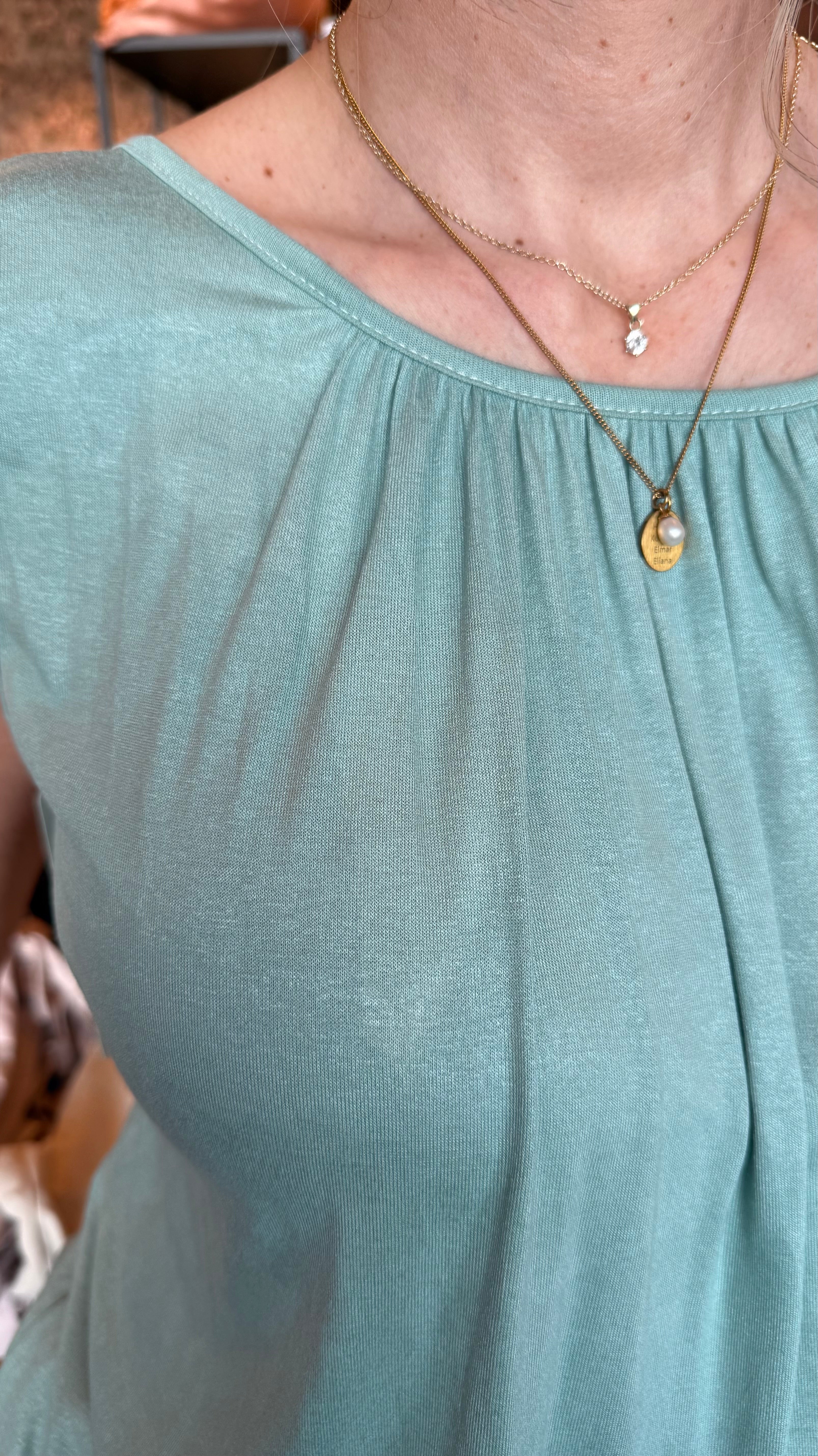 Hlýra bolur með teygju að neðan