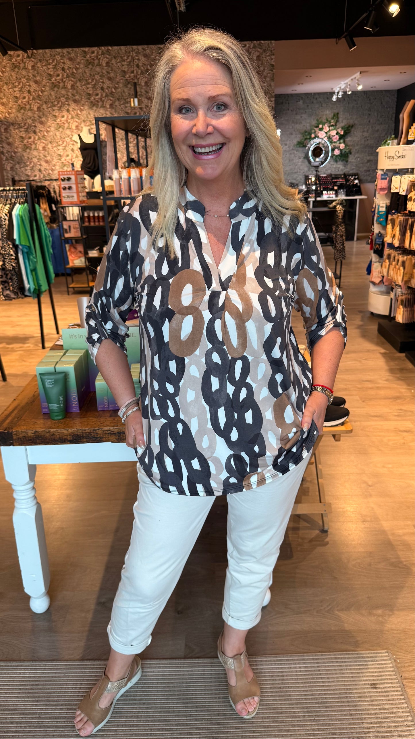 Mæju bolur munstraður