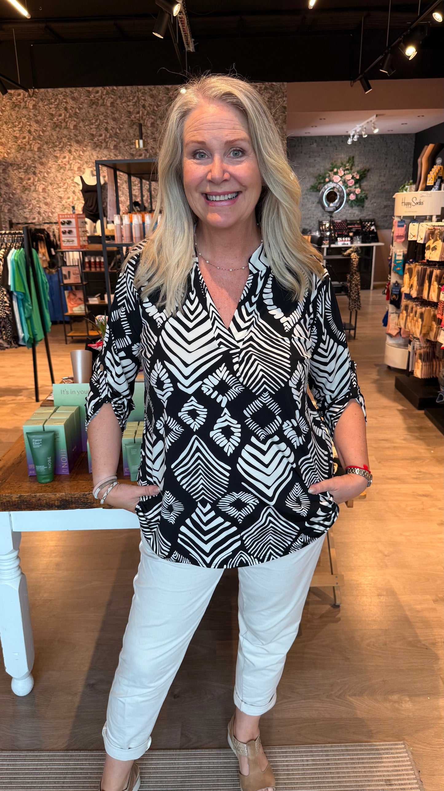 Mæju bolur munstraður