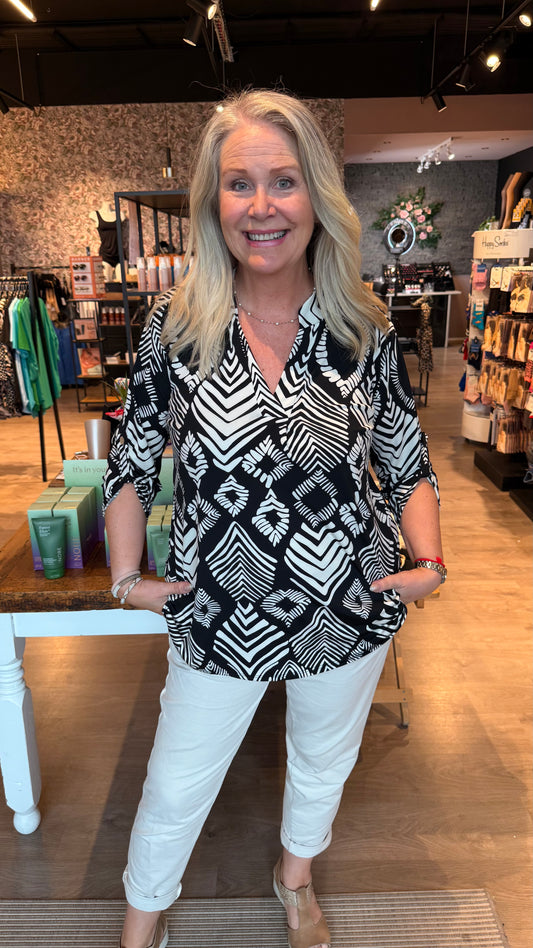 Mæju bolur munstraður