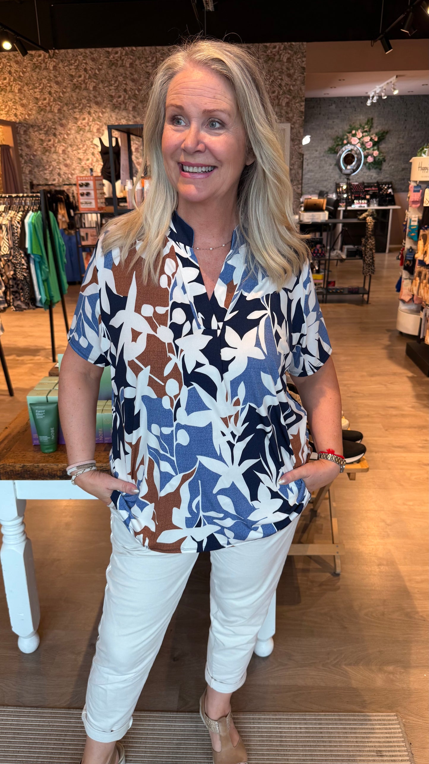 Mæju bolur munstraður