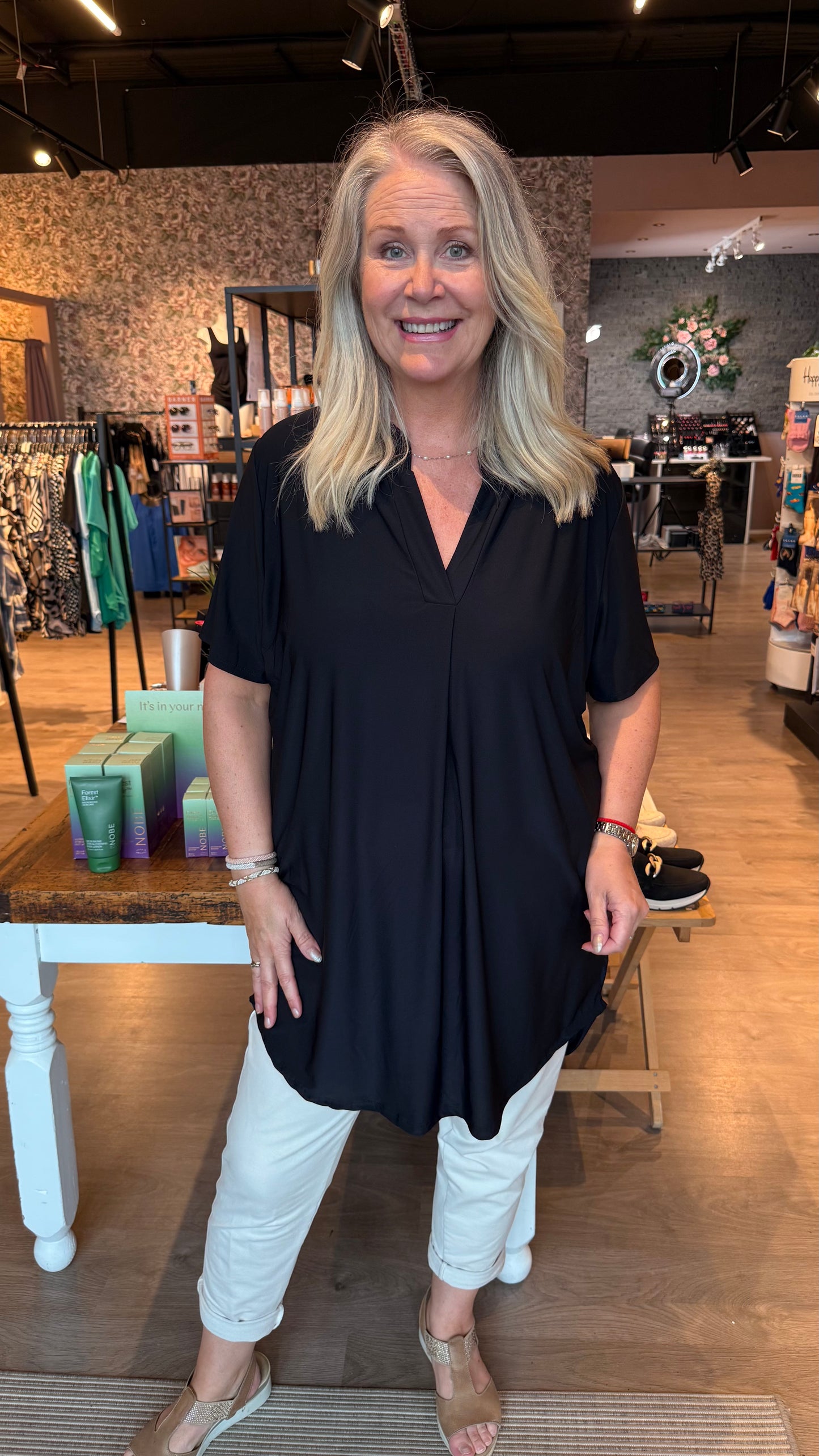 Mæju kjóll - einlitur