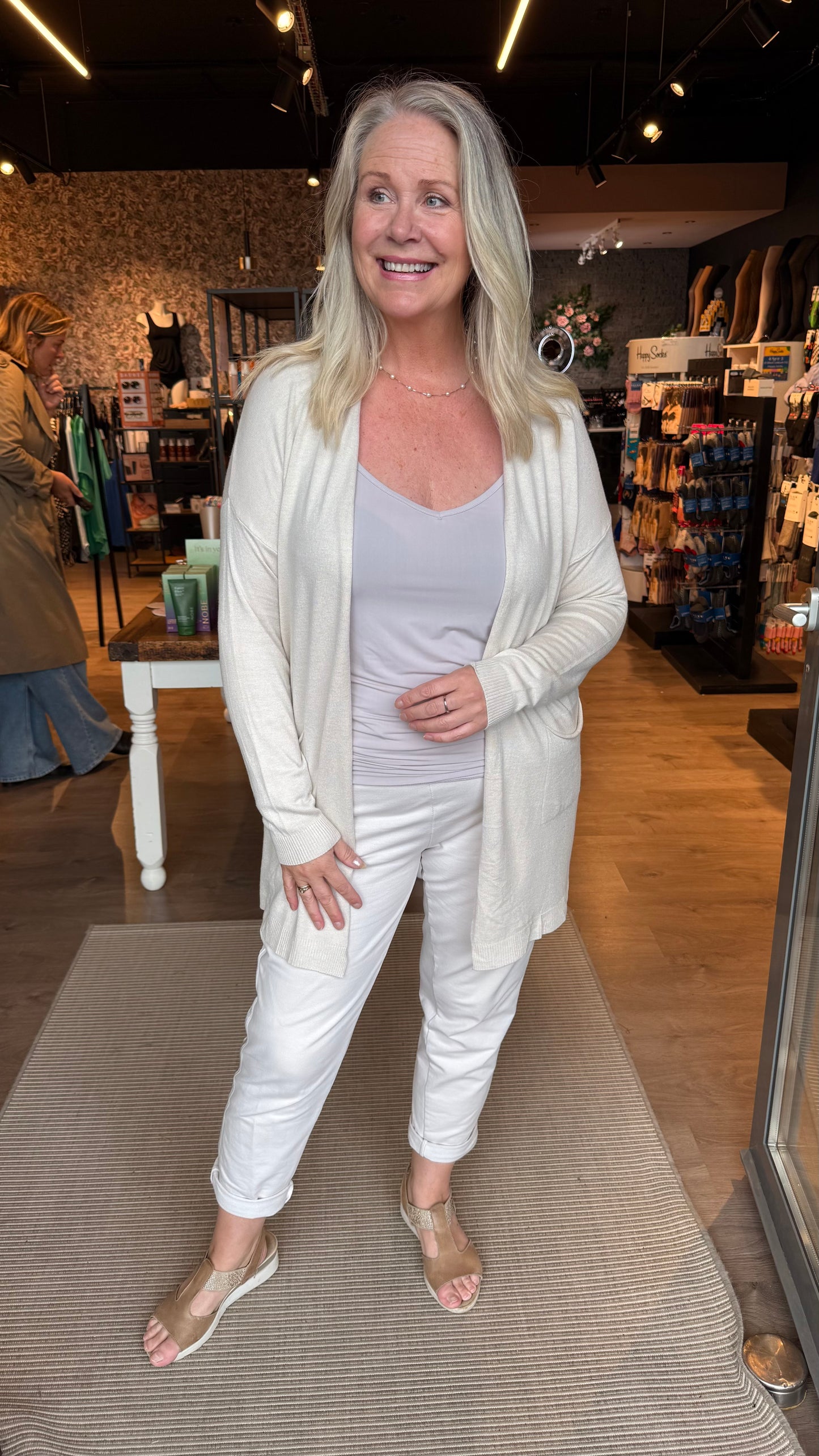 Peysa létt og sumarlegar