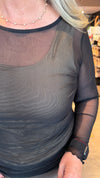Mesh bolur svartur