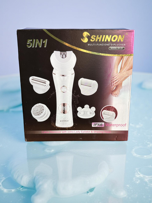 Fegrunartæki með 5 ólíkum hausum