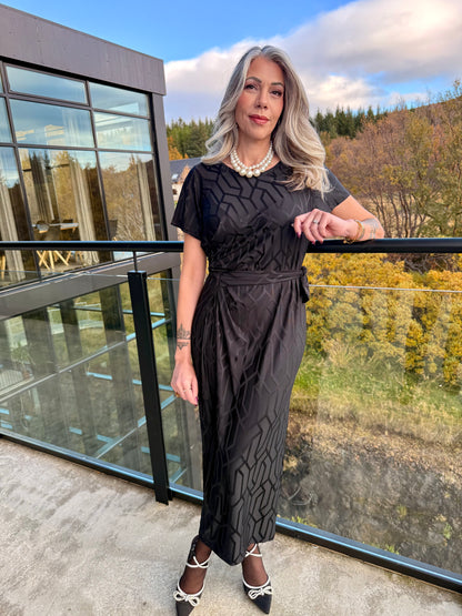 NoName Design - Síður svartur Kjóll