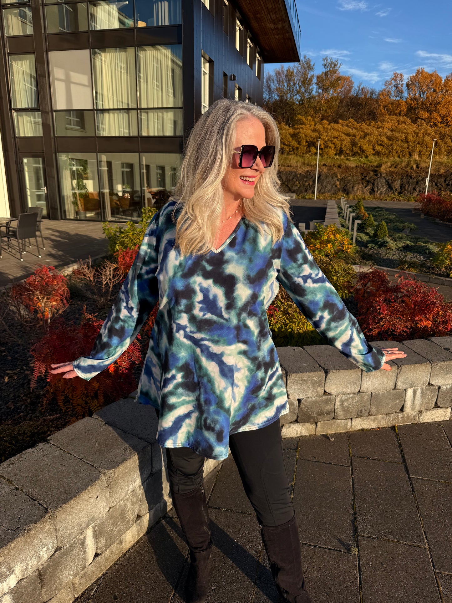 No Name Design - Norðurljósa blússa