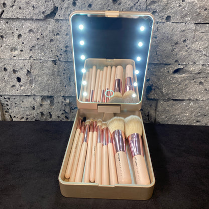 Burstasett með 14 burstum