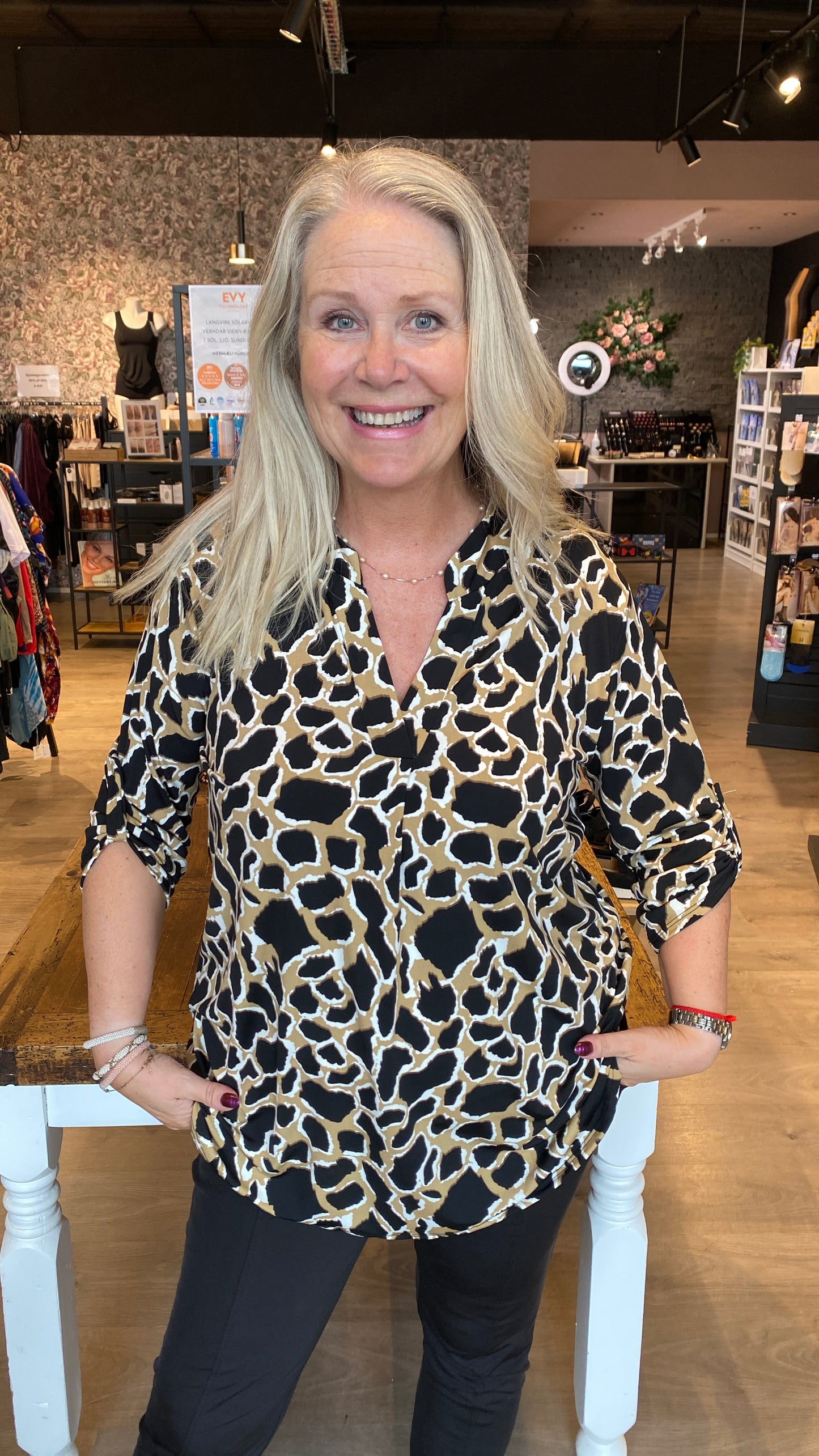 Mæju bolur munstraður