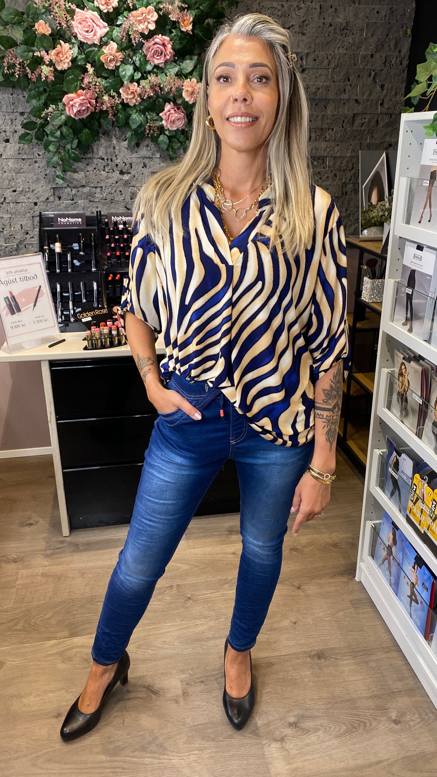 Mæju bolur munstraður