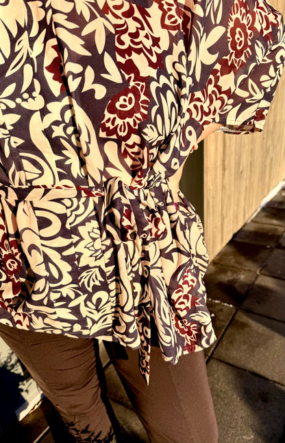 No Name Design - Shiffon blússa