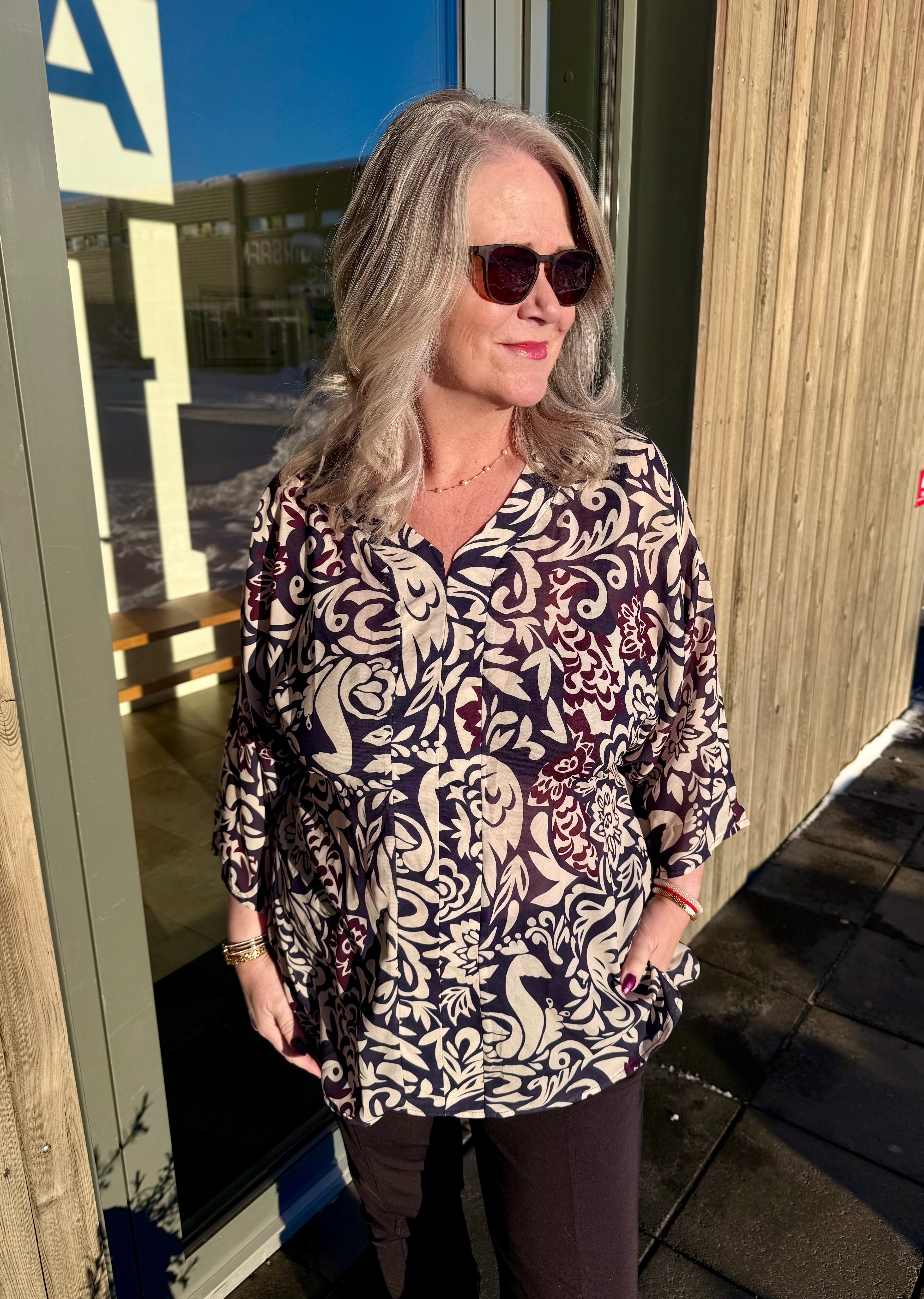 No Name Design - Shiffon blússa