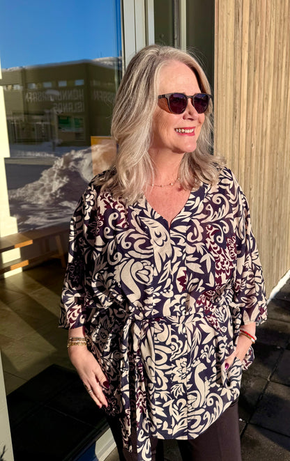 No Name Design - Shiffon blússa