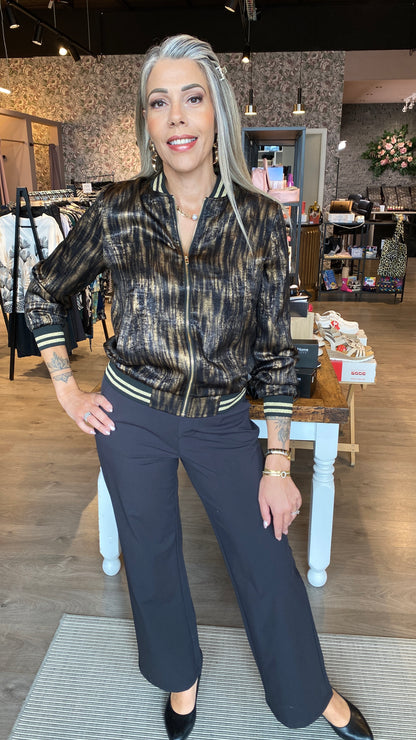 Þunnur bomber jakki