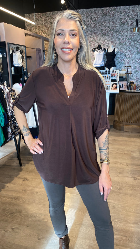 Mæju bolur, einlit.