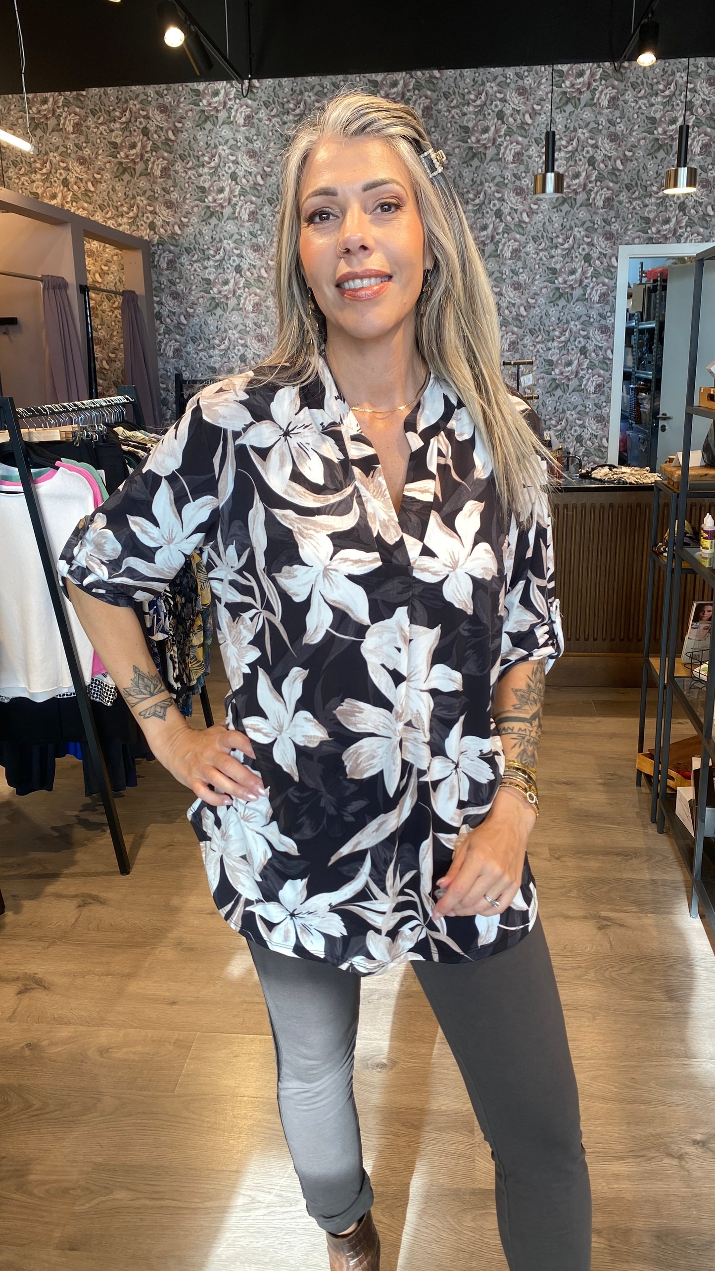 Mæju bolur munstraður