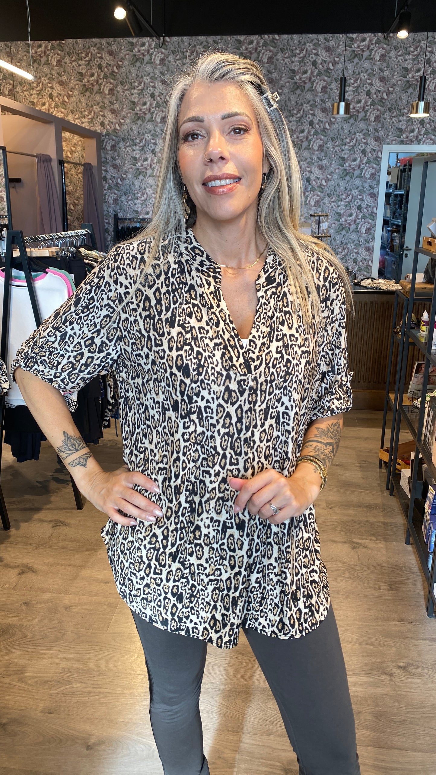 Mæju bolur munstraður