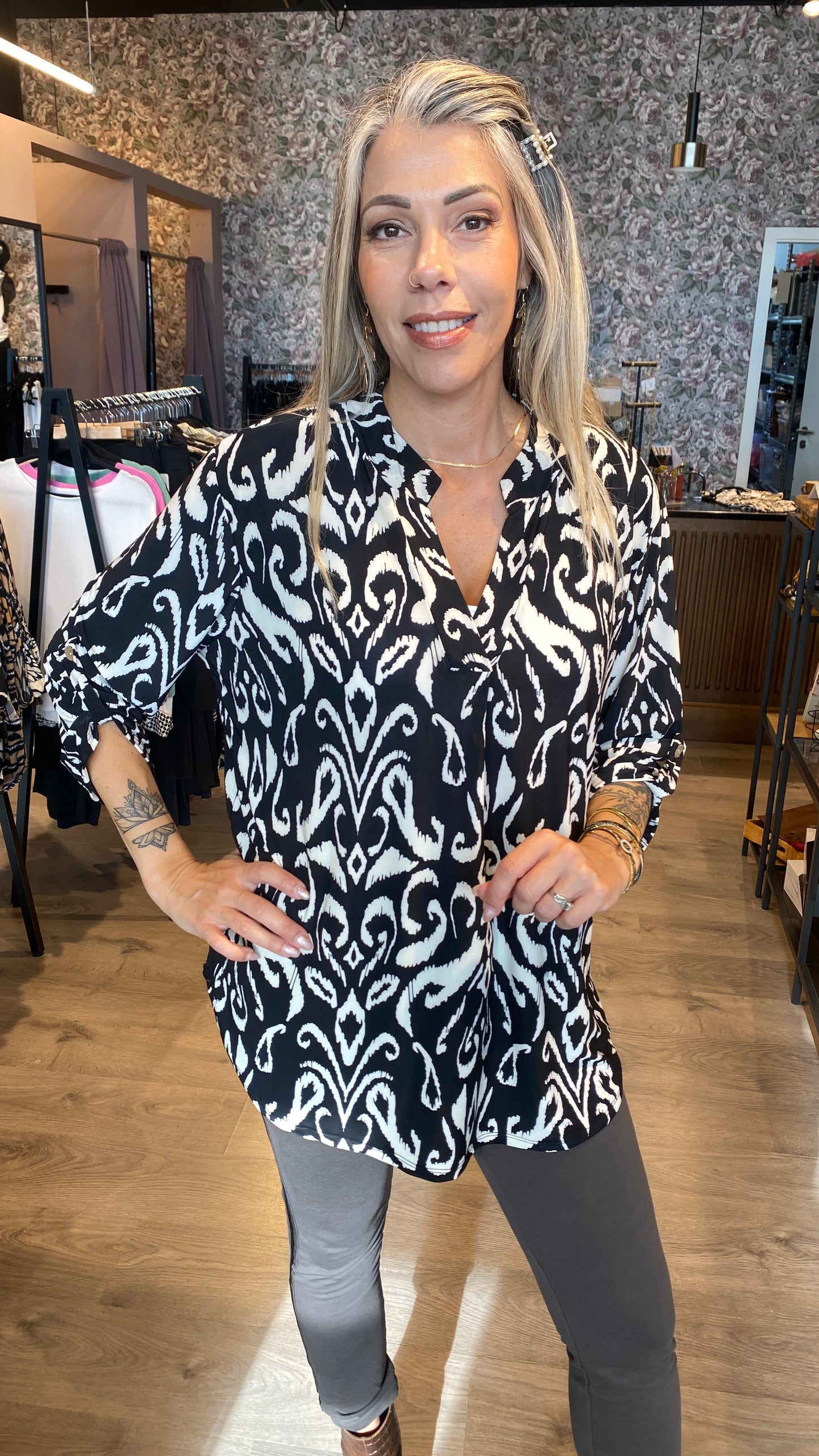 Mæju bolur munstraður